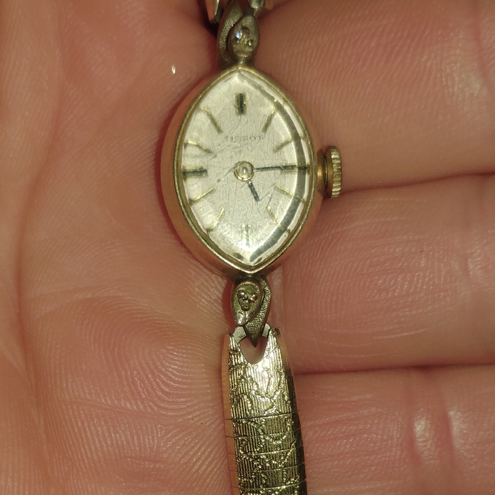 Vintage Tissot Women's Cocktail 10k Rolled Gold Plated Watch